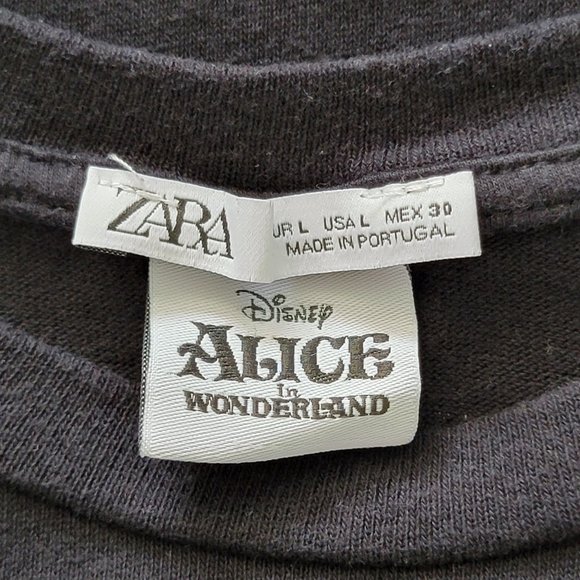 Zara x Disney Alice in Wonderland Graphic Tee Shirt - Picture 14 of 14